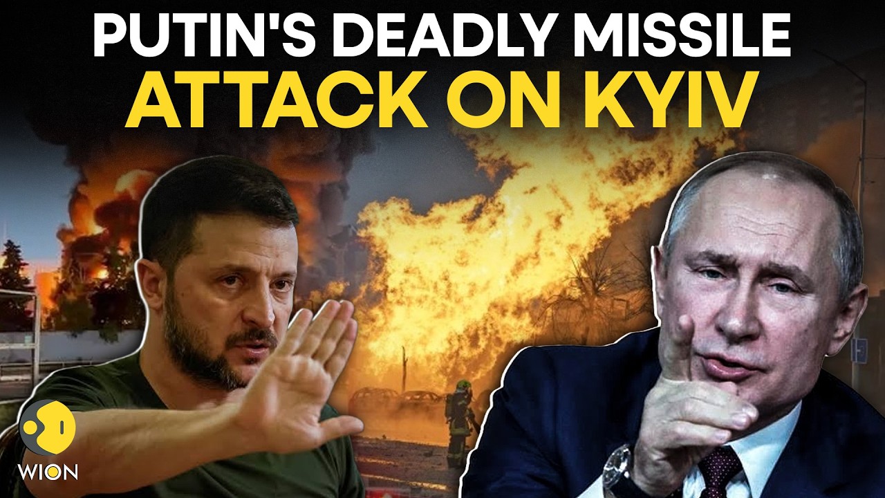 Russia-Ukraine War LIVE: Putin's Ballistic Missiles Hit Kyiv Drone Show, 10 Killed | WION