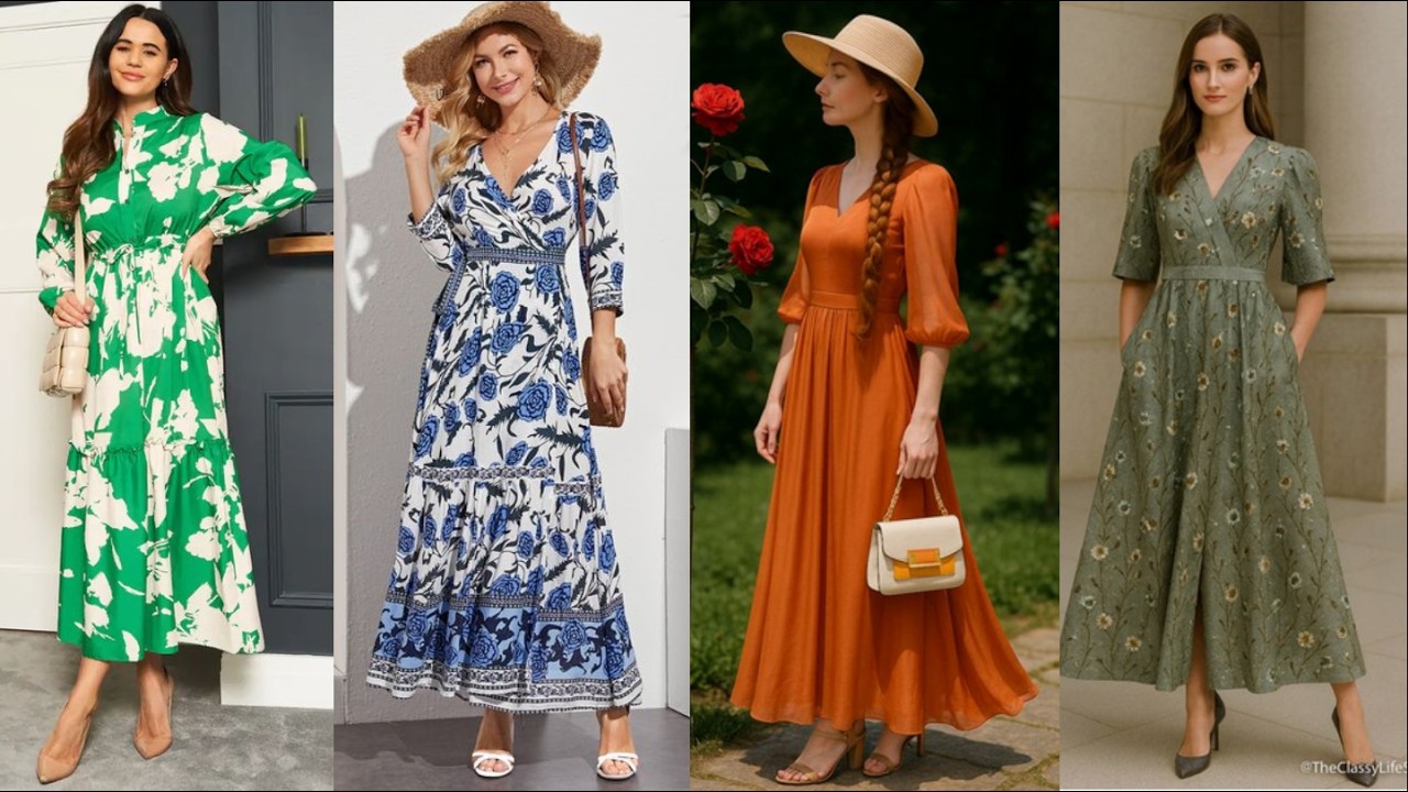 “Women Summer Floral Fashion Trends 2026 | Latest Floral Dresses & Outfits”