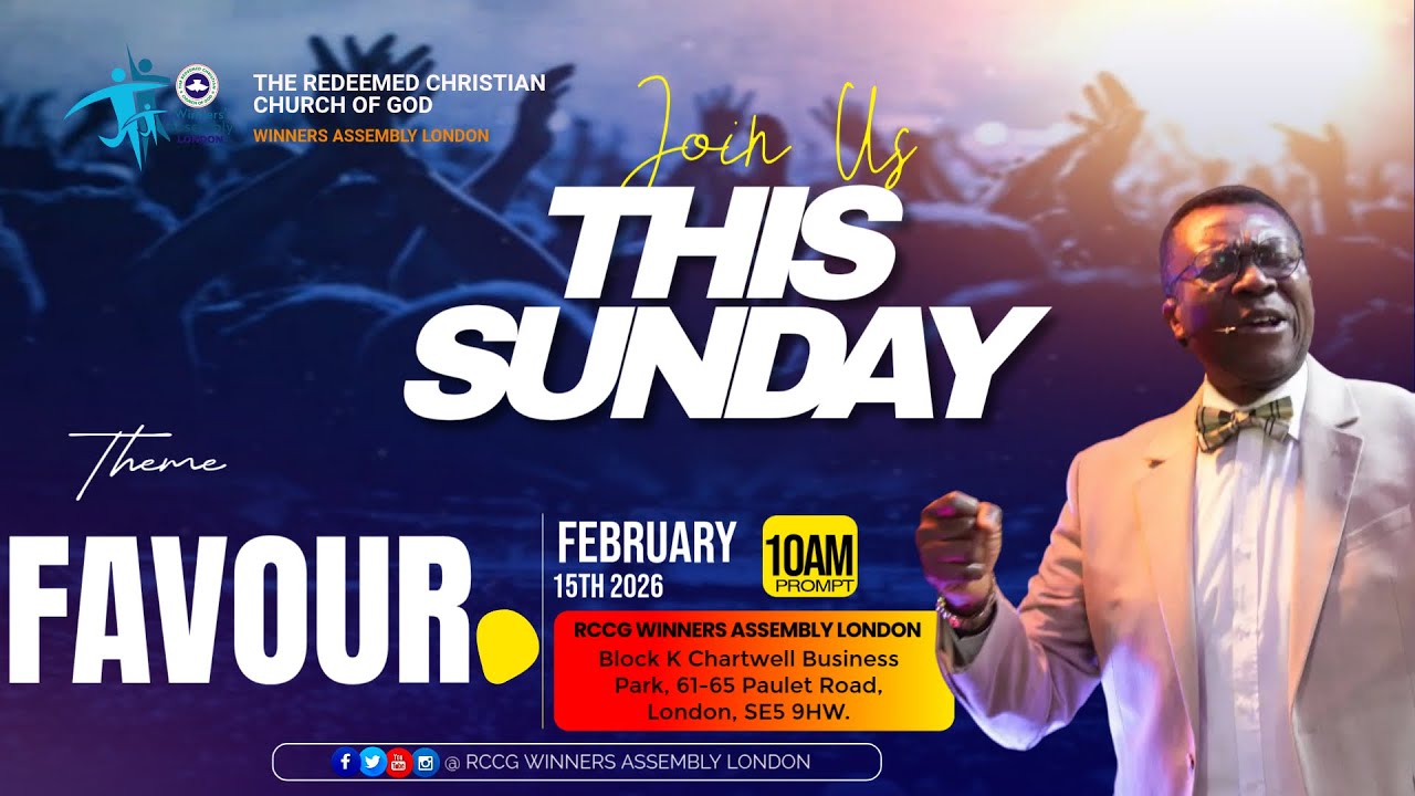 SPECIAL SUNDAY SERVICE || FAVOUR || RCCG WNNERS ASSEMBLY LONDON