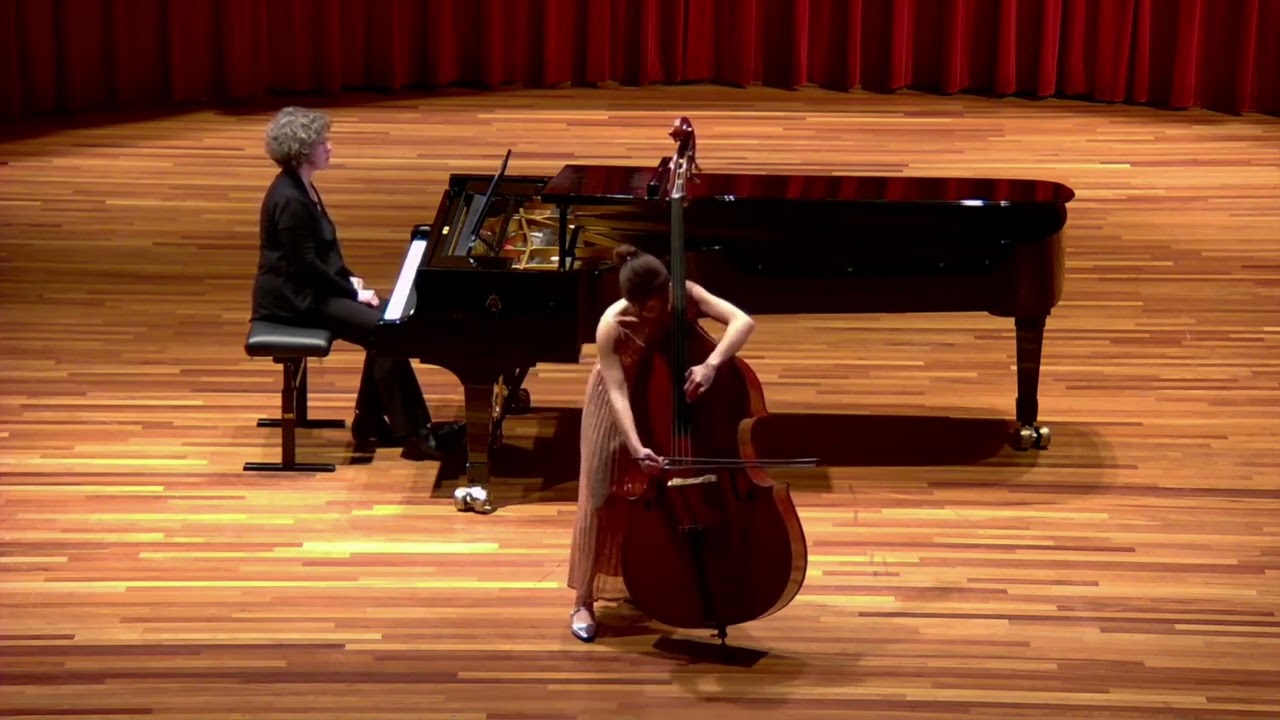 Koussevitzky - Chanson Triste (CSU Bass Day) - Mikyung Sung double bass, Susan Hoskins piano