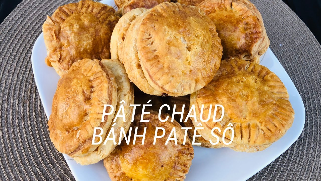Vietnamese P&acirc;t&eacute; chaud recipe with air fryer, l&agrave;m b&aacute;nh pat&ecirc; s&ocirc; với nồi chi&ecirc;n kh&ocirc;ng dầu