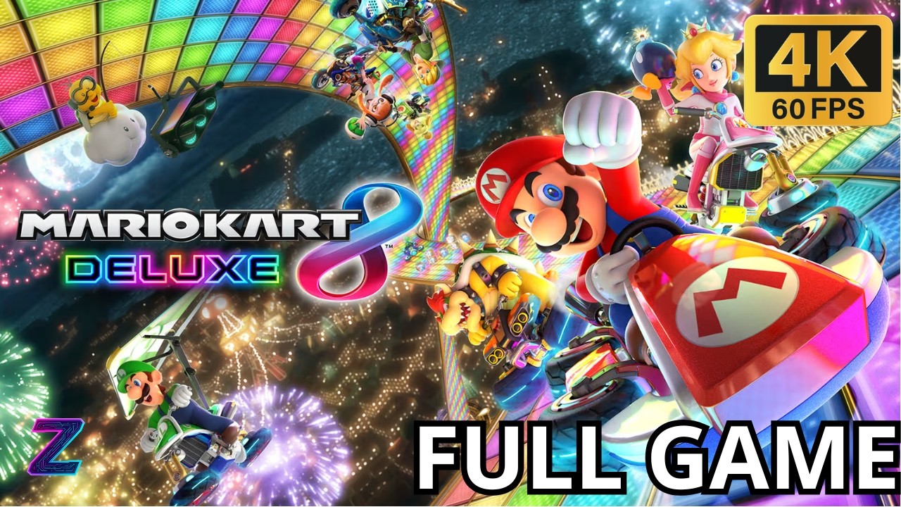 Mario Kart 8 Deluxe Full Gameplay (No Commentary) | Full HD