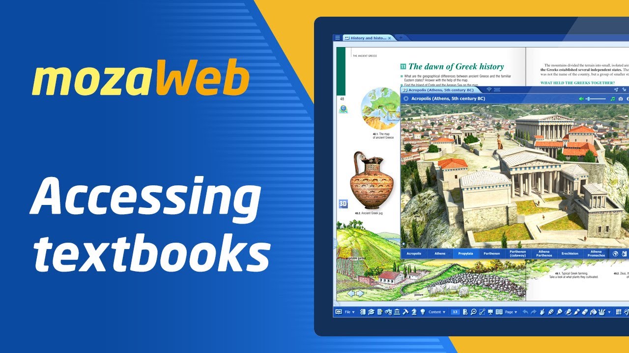 mozaWeb - Accessing textbooks