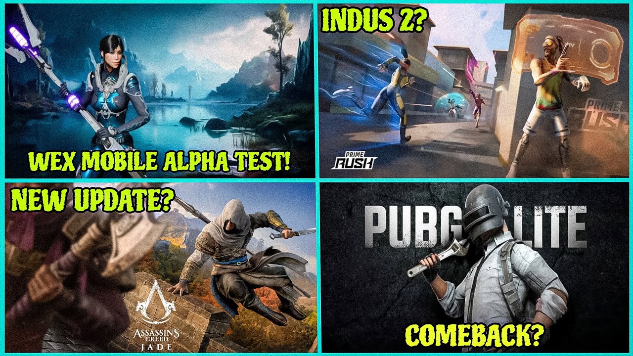 BGMI Lite Coming?, Indus Battle Royale 2, Wex Mobile Alpha Test, Assassin's Creed Jade | Hindi |