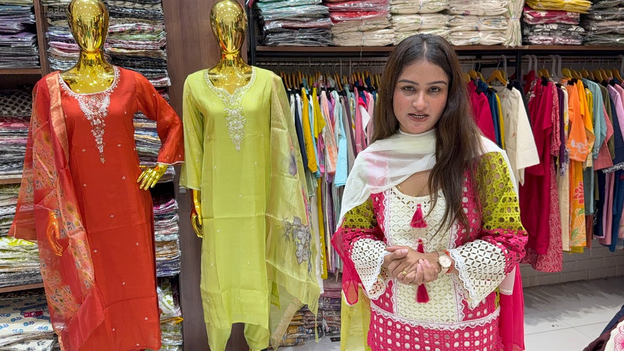 भीड़ देखकर दिमाग़ हिल जाएगा 😱 factory वाली मैडम Kurti & cored set factory
