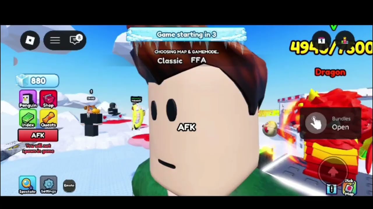 Playing knockout 🐧