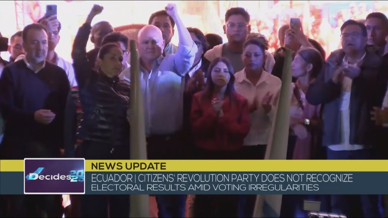 Interview: Electoral process in Ecuador shows irregularities