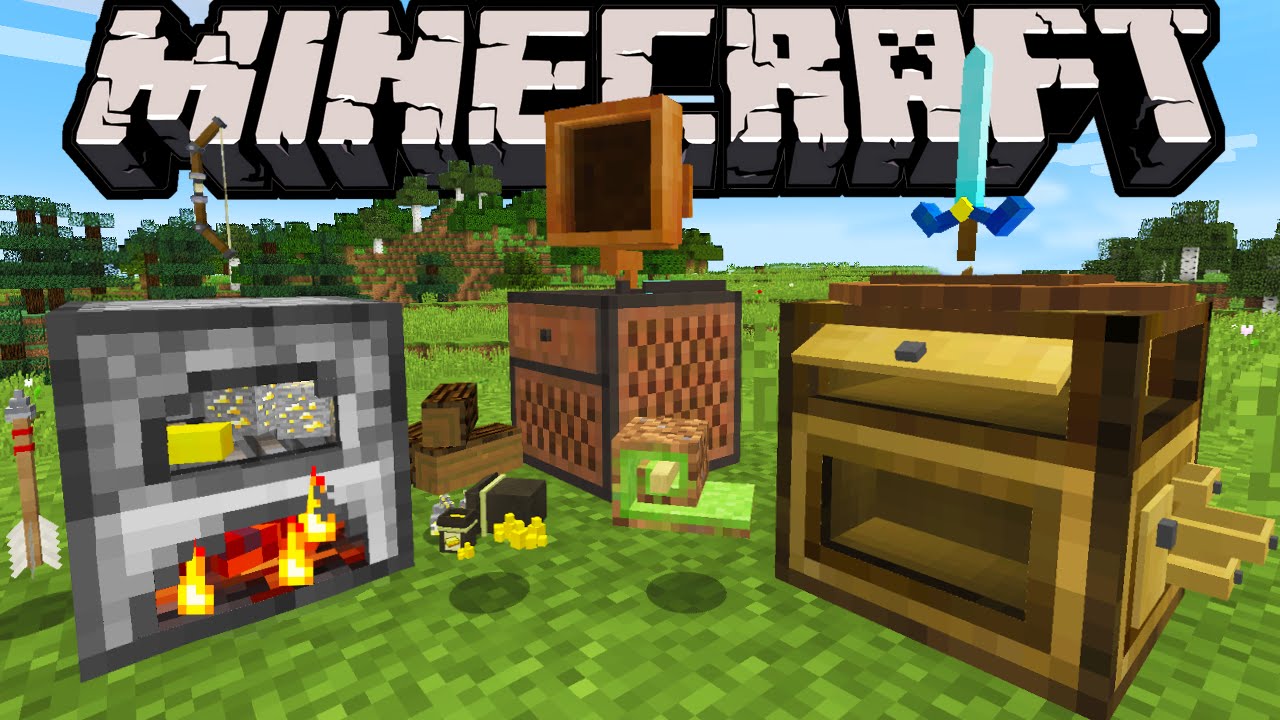 Minecraft 1.8 Amazing 3D Models Resource Pack! Items, Weapons, Blocks, Banners Handcrafted