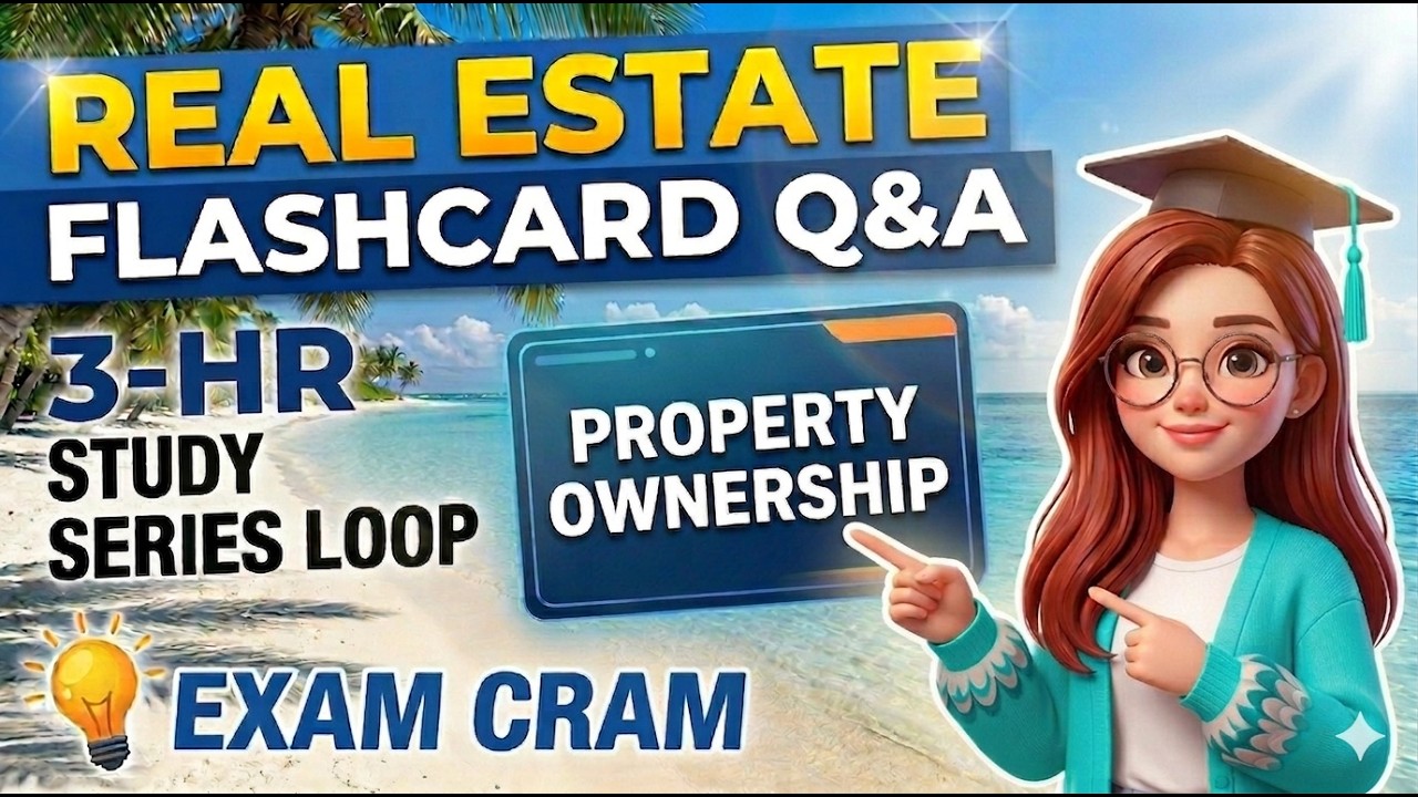 100 Must-Know Real Estate Exam Questions & Answers | 3-Hour Study Series