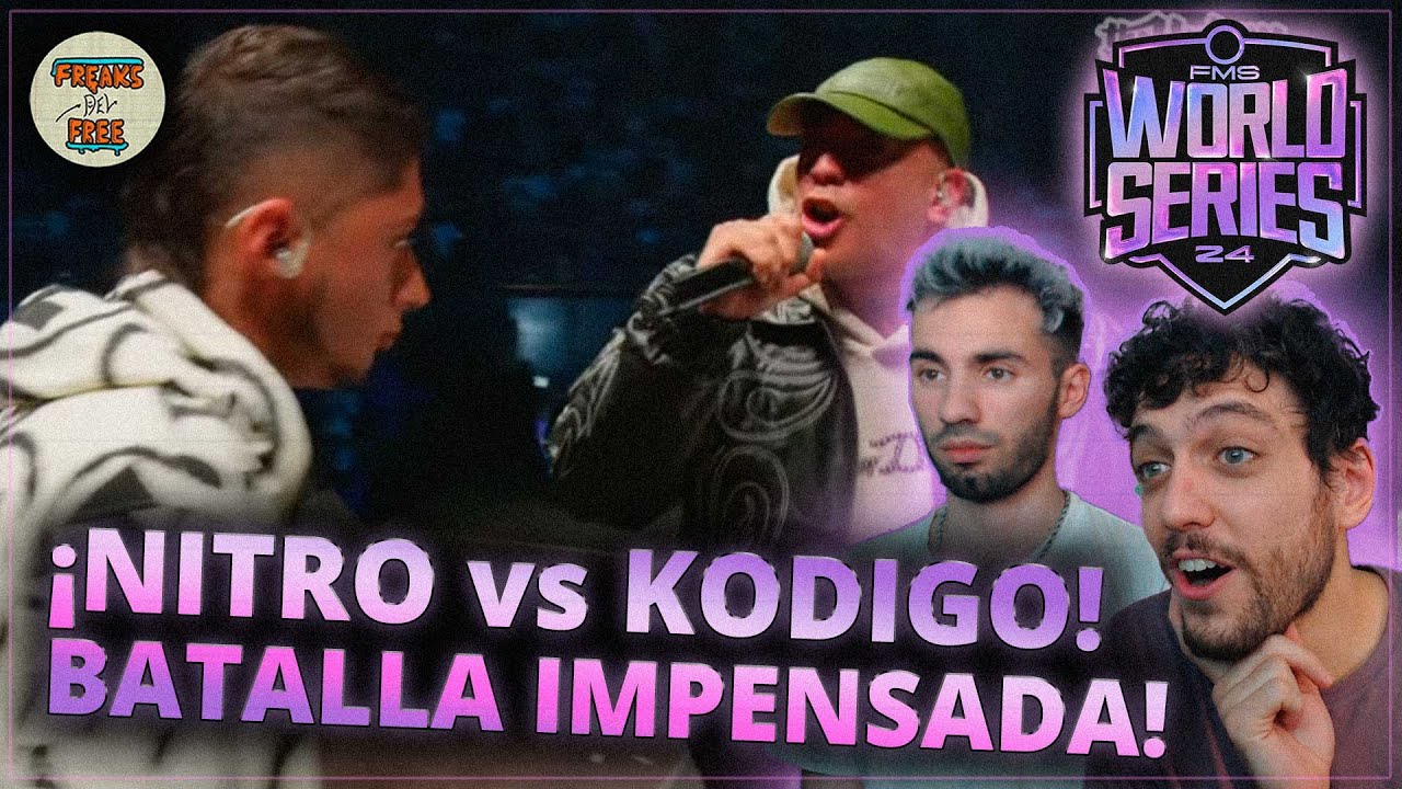 ¡KODIGO vs NITRO! 😮😮 ¡BATALLA INÉDITA! 👽👽 - FMS WORLD SERIES J5