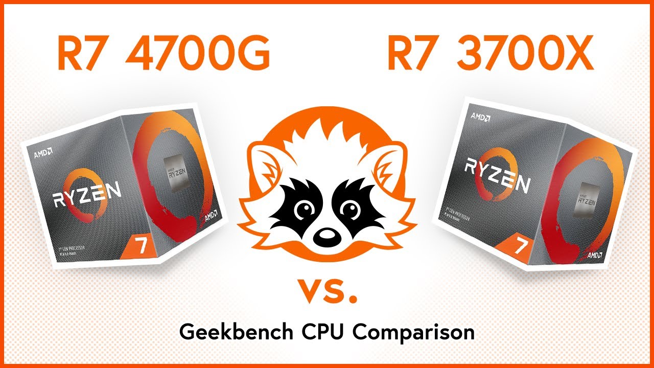 AMD Ryzen 7 4700G vs. AMD Ryzen 7 3700X - Geekbench CPU Comparison