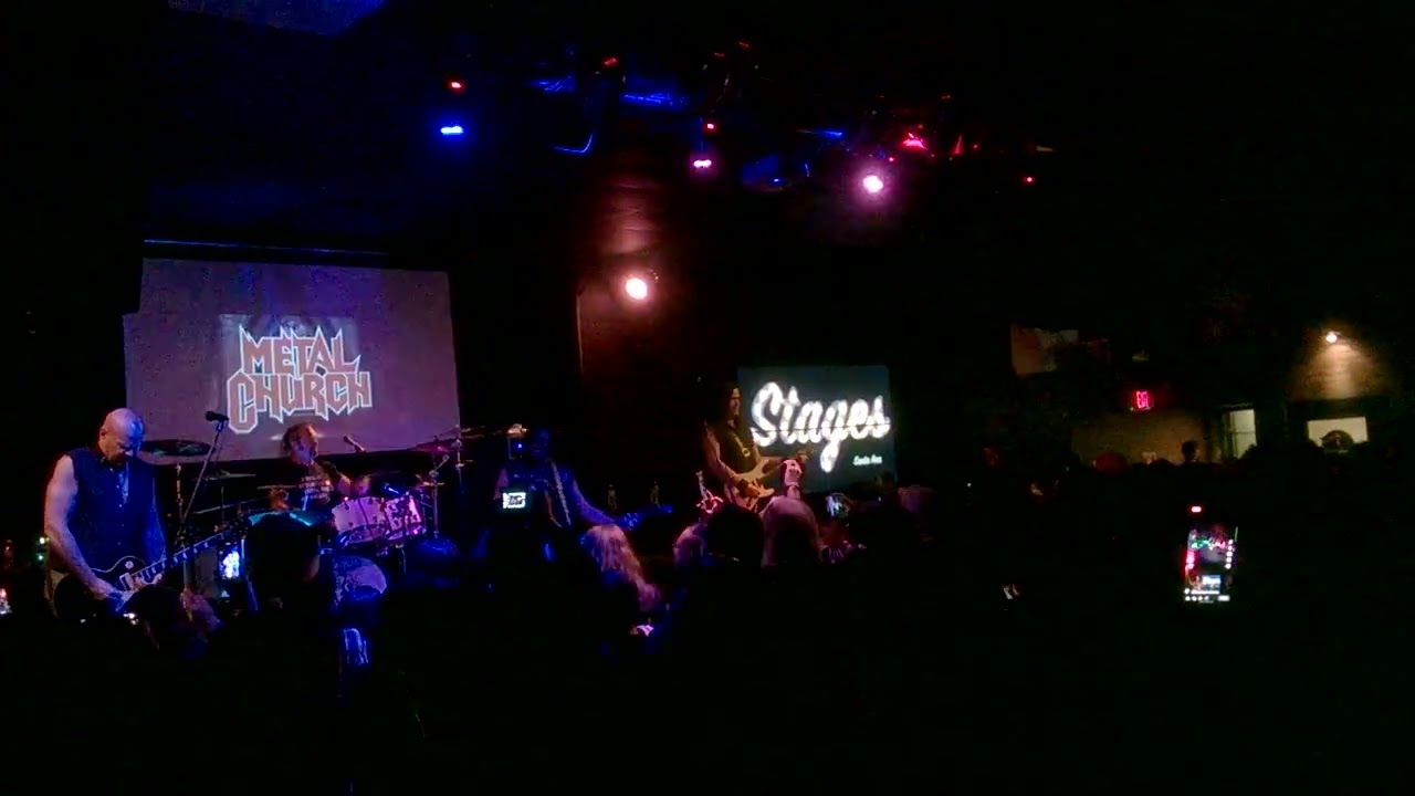 Metal Church performing Gods of Wrath at Stages in Santa Ana, Ca on 12/8/23