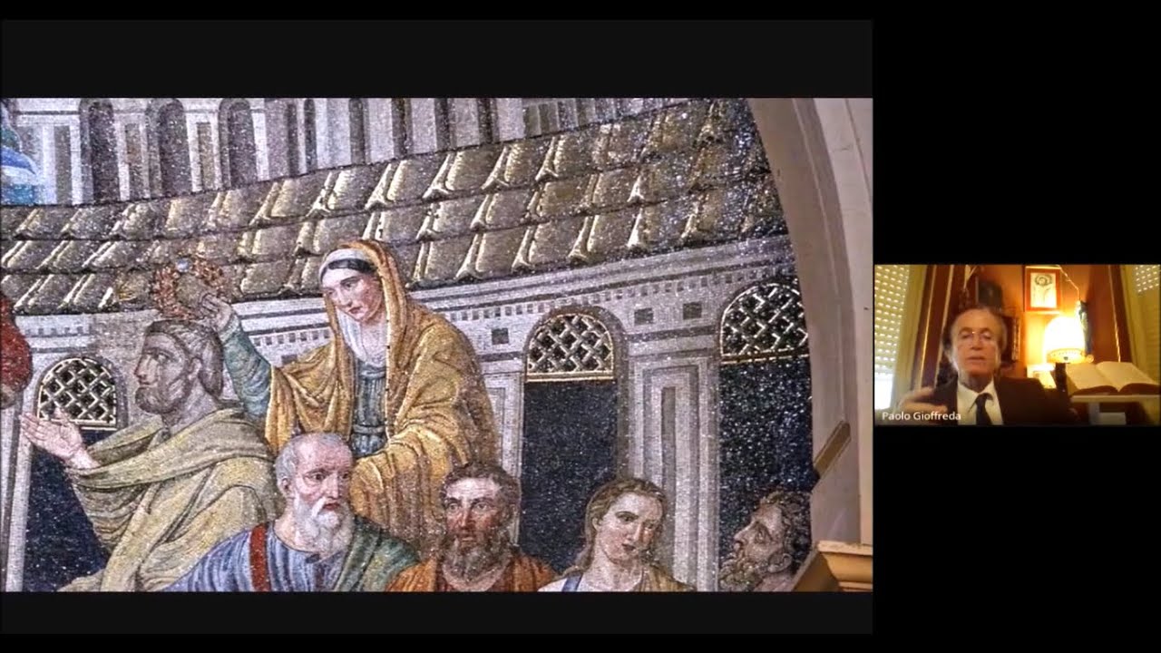 MOSAICO DEL CATINO ABSIDALE, BASILICA DI S. PUDENZIANA (Visita virtuale)_Arch. Prof. Paolo Gioffreda