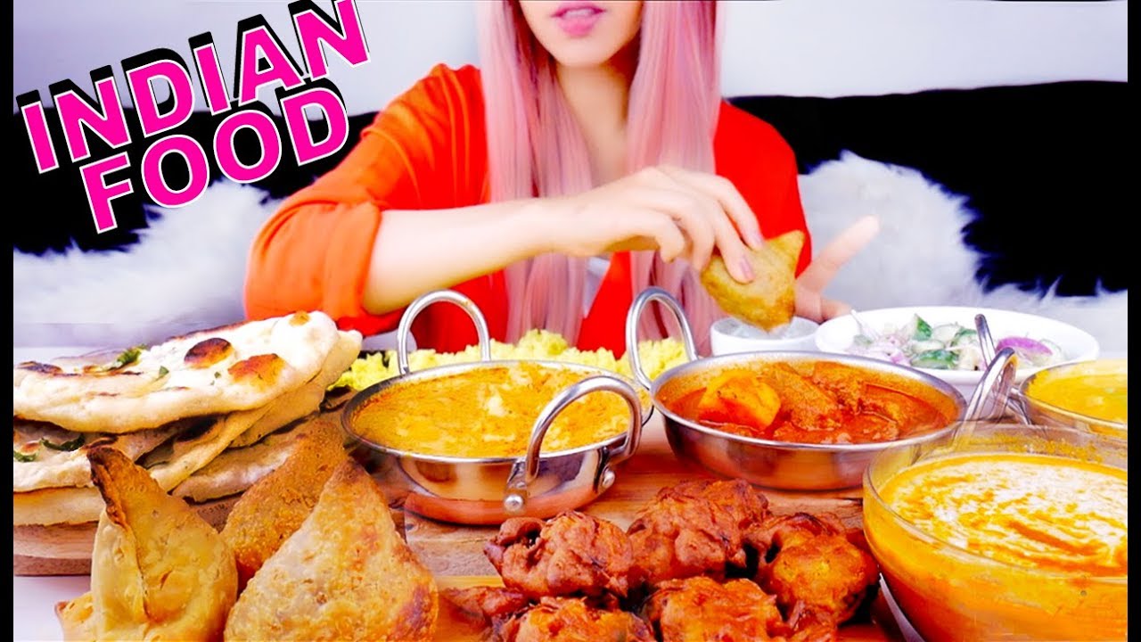 ASMR INDIAN FOOD *Eating Sounds*  먹방 mukbang