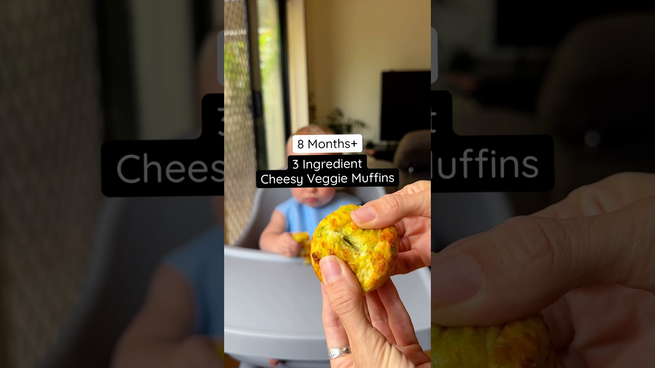 Овощные маффины с сыром (от 8 месяцев) 🧀