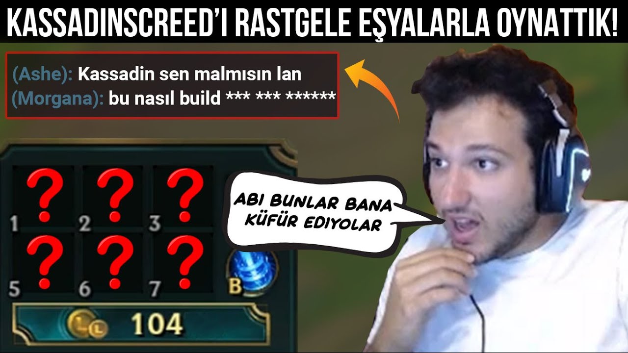 KASSADINSCREED ÇILDIRDI! KASSADINSCREED'İ RASTGELE EŞYALARLA DERECELİ KASSADIN OYNATTIK!