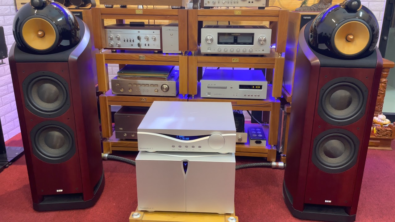 Testing B&W 802 Nautilus With Audia Strumemto No1 MK 2 Pre Amp + Strumemto No4 MK 2 Power Amp