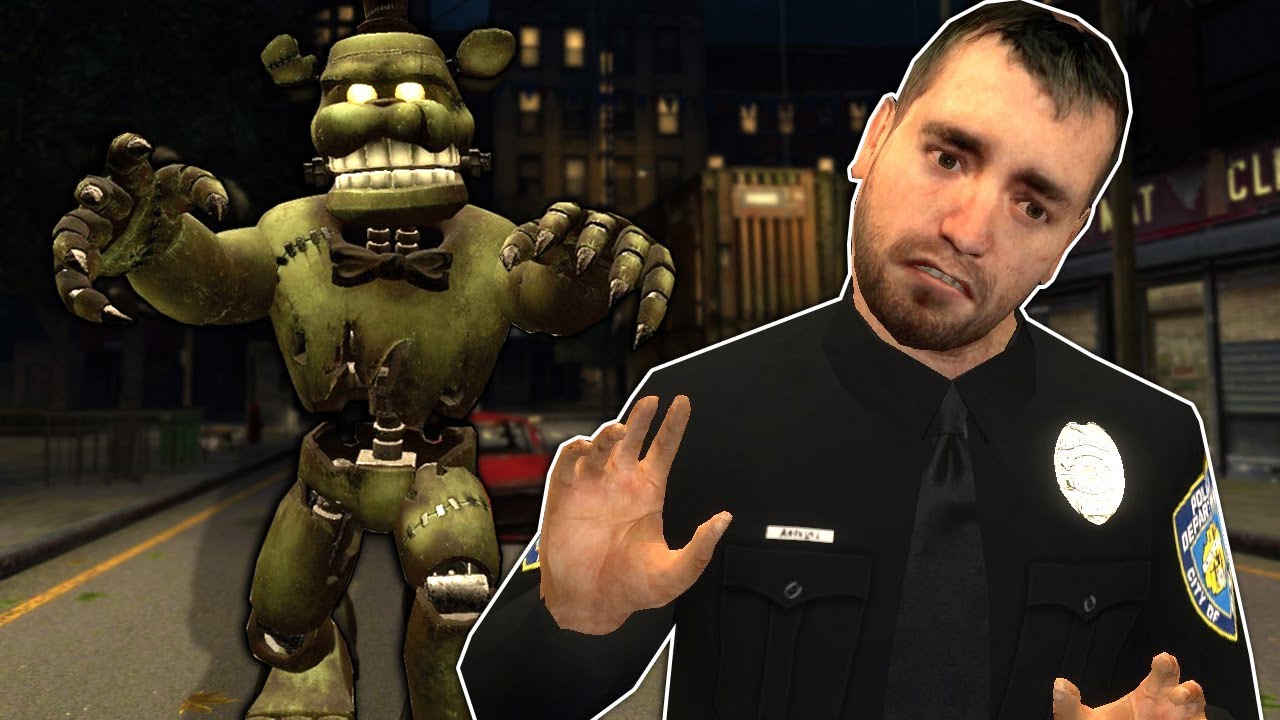 Dreadbear Haunts Us in the City in Gmod! - Garry's Mod Multiplayer FNAF Survival