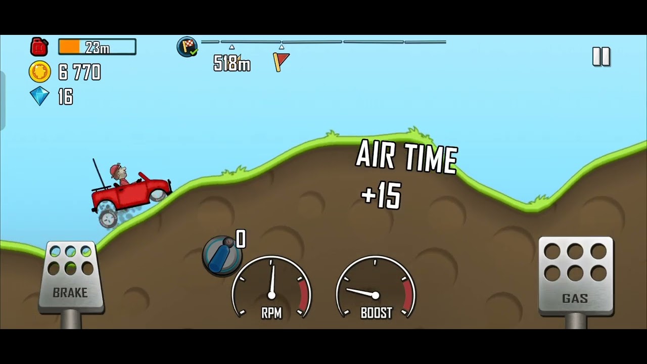 Hill Climb Racing game play