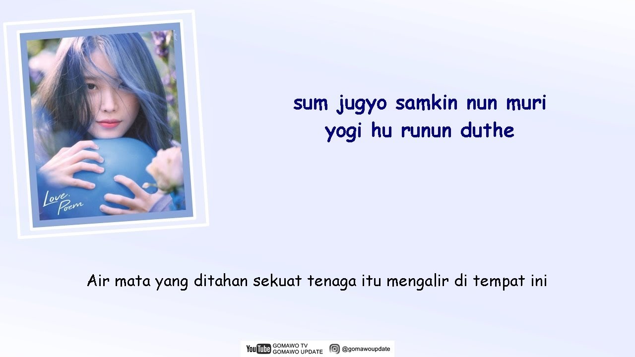 IU - LOVE POEM [EasyLyrics/IndoSub] by GOMAWO