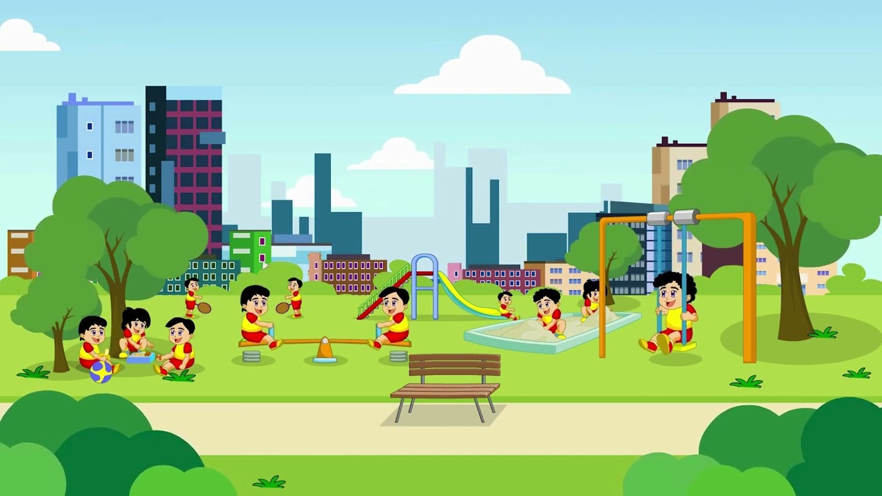 Parkta Eğlenen Çocuklar 🌳 | Eğlenceli Çocuk Masalı | Masal Dinle