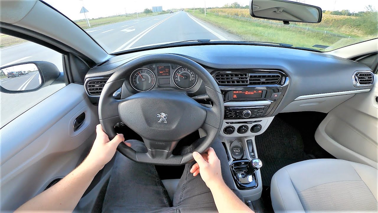 Peugeot 301 1.2 82HP Semi-Automatic (2016) POV Test Drive & Acceleration 0-100 | 4K #155