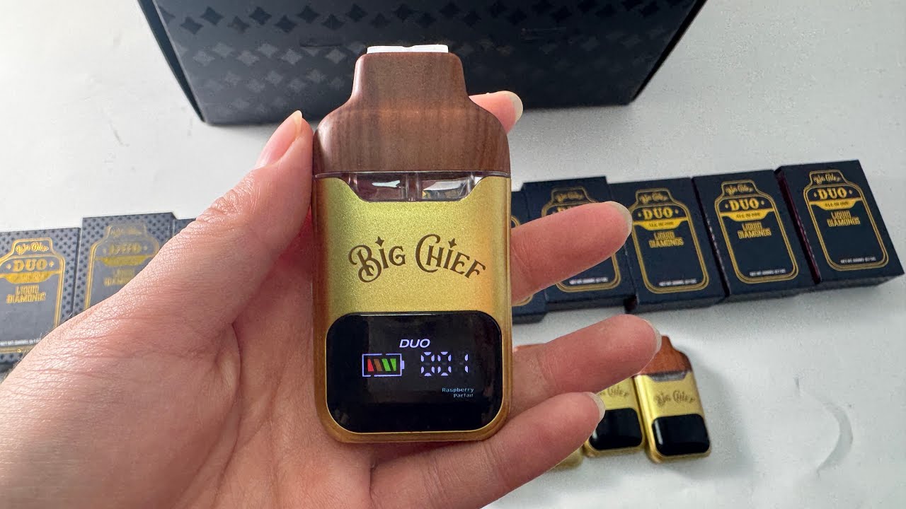 Big chief Duo 1g+1g Dual Chamber empty disposable vape pens
