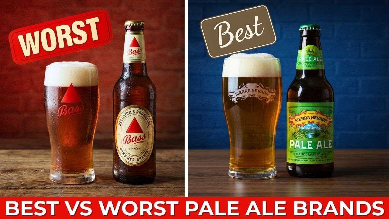 15 Famous Pale Ale Brands Ranked Worst to Best!