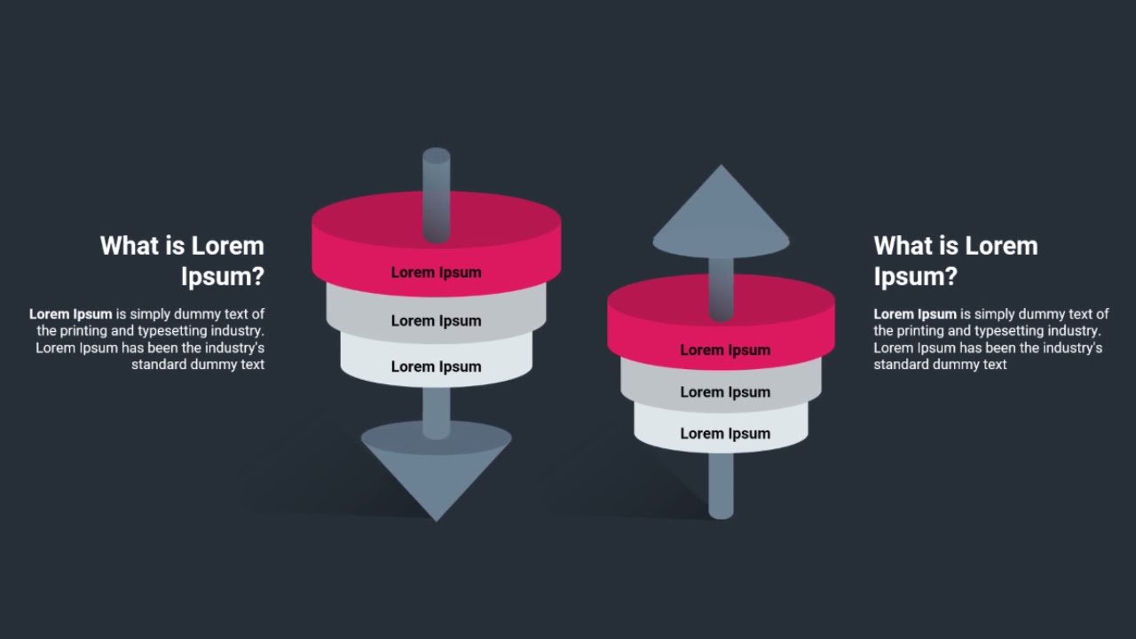 Modern Arrow Infographics Template for PowerPoint and Keynote