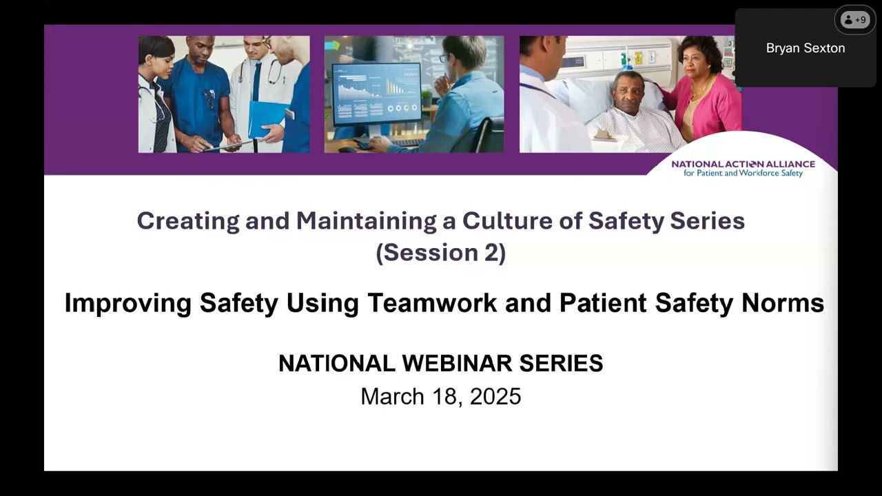 Improving Safety Culture Using Teamwork and Patient Safety Norms