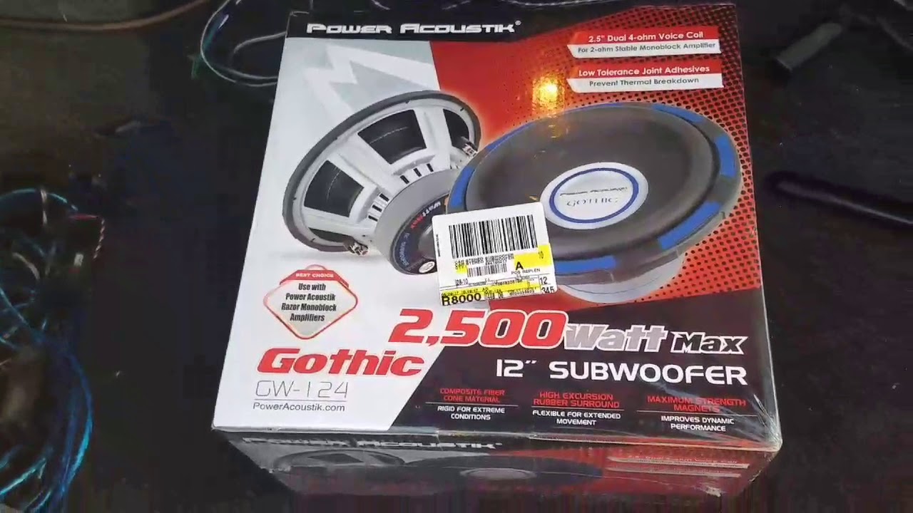 Power acoustik 12s from Wal-Mart