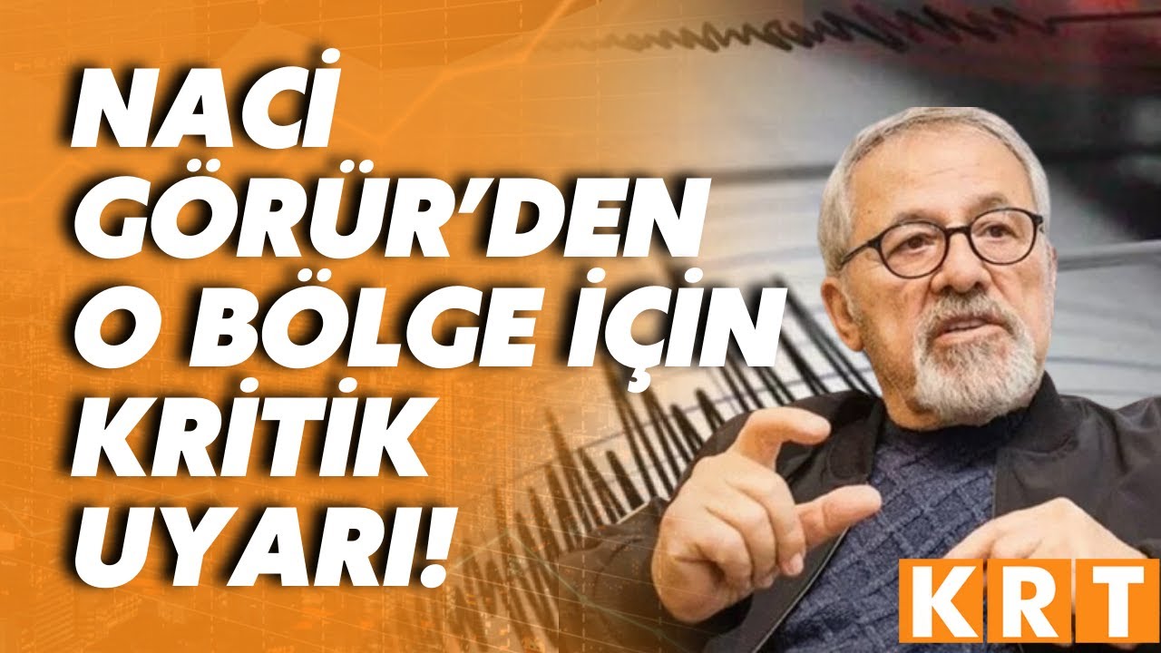 Naci Görür uyardı: O bölgedeki fay kırılmaya ve 7'nin üzerinde deprem üretmeye hazır!