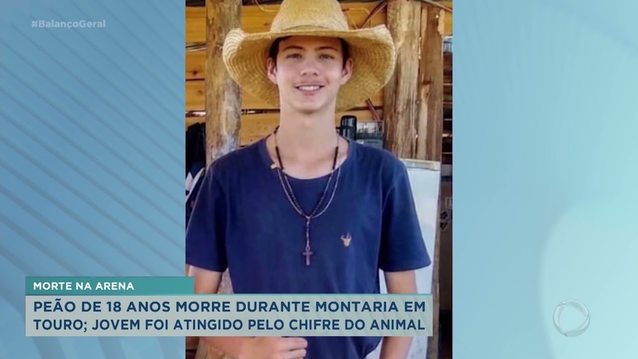 Pe&atilde;o de 18 anos morre durante montaria em touro