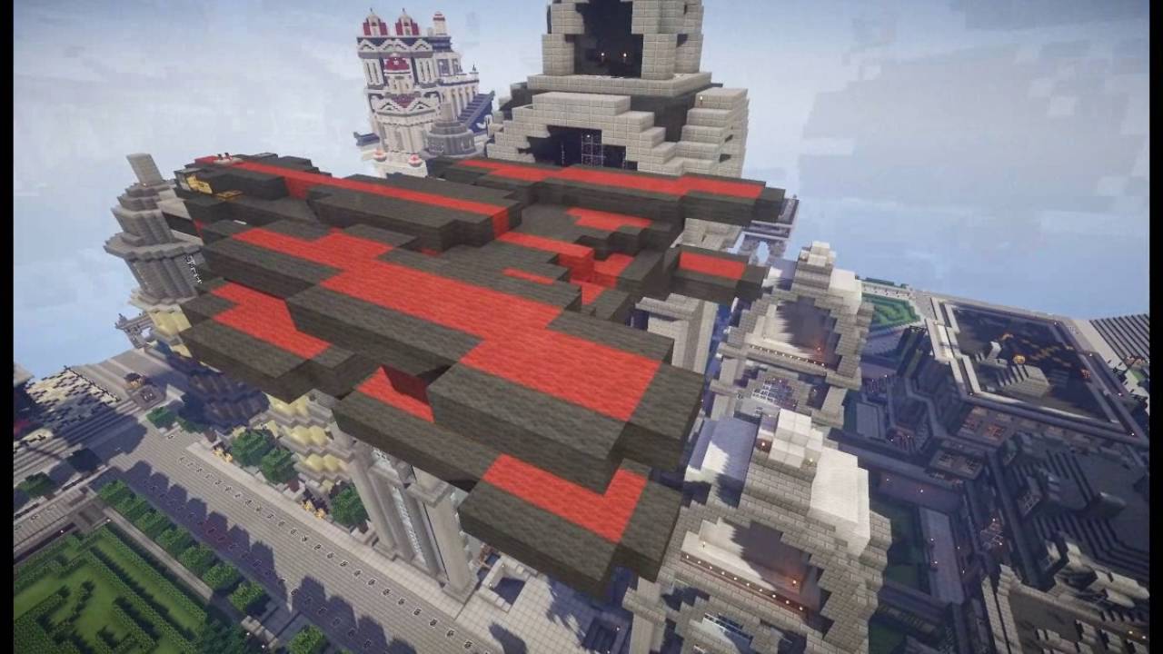Airship Pirates World - Player built ship classes on the Survival Server