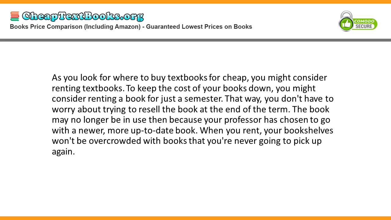 Don't waste more time wondering where to buy college textbooks cheap online