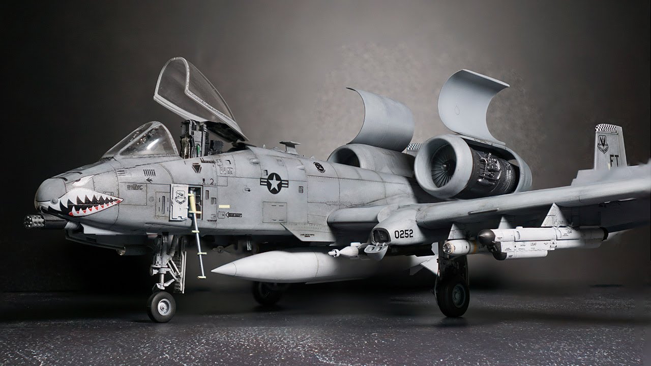 ACADEMY 1/48 A-10C SCALEMODEL FULLBUILD/#12348/아카데미 1/48 스케일 A-10C 썬더볼트 II 전투기 키트 완성 과정 풀빌드