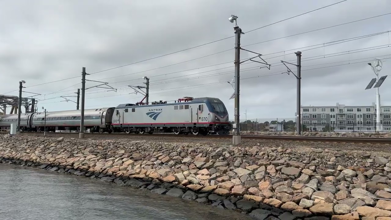 Amtrak Northeast Corridor & Shore Line East Action @ New London (9/6/25)