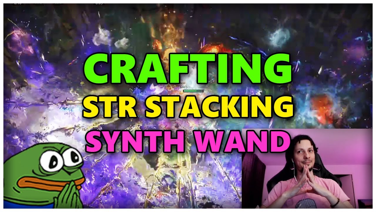 [PoE] Getting lucky with synth beasts - Str stack wand craft ft. Bazukatank - Stream Highlights #690