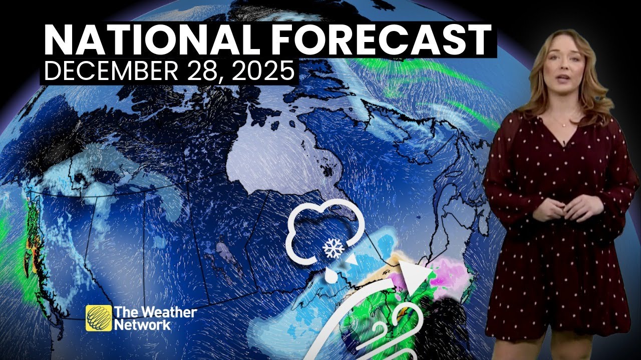 Canada's National Forecast - December 28, 2025 | #weatheram