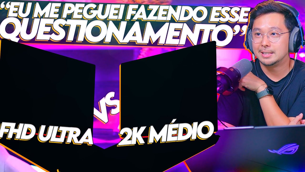 &Eacute; melhor jogar em Full HD na qualidade Ultra ou em QHD na qualidade M&eacute;dia?