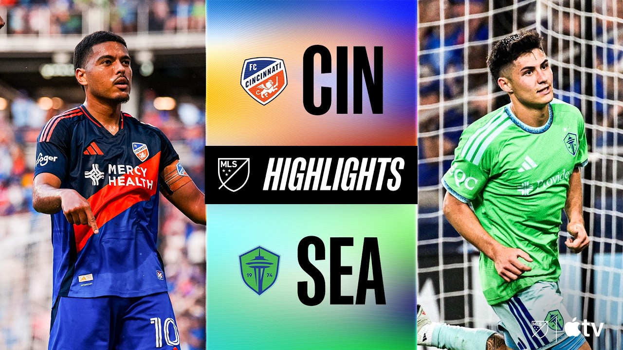 FC Cincinnati vs. Seattle Sounders FC | Full Match Highlights | LATTE BATTLE-BACK!