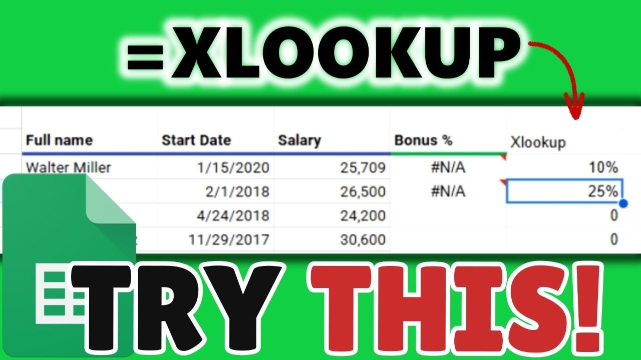 Stop Using VLOOKUP in Google Sheets! (XLOOKUP is 10x Better)