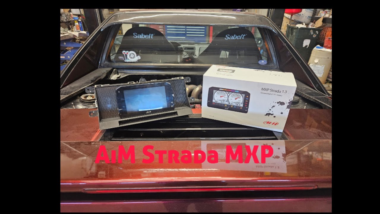 AW11 MR2 AiM dash install and Rolling Antilag