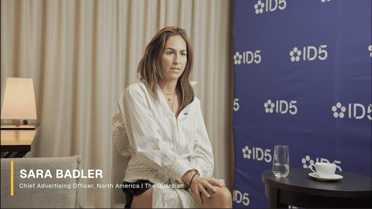 ID5 at Cannes - Interview with Sara Badler, Chief Advertising Officer, North America at The Guardian
