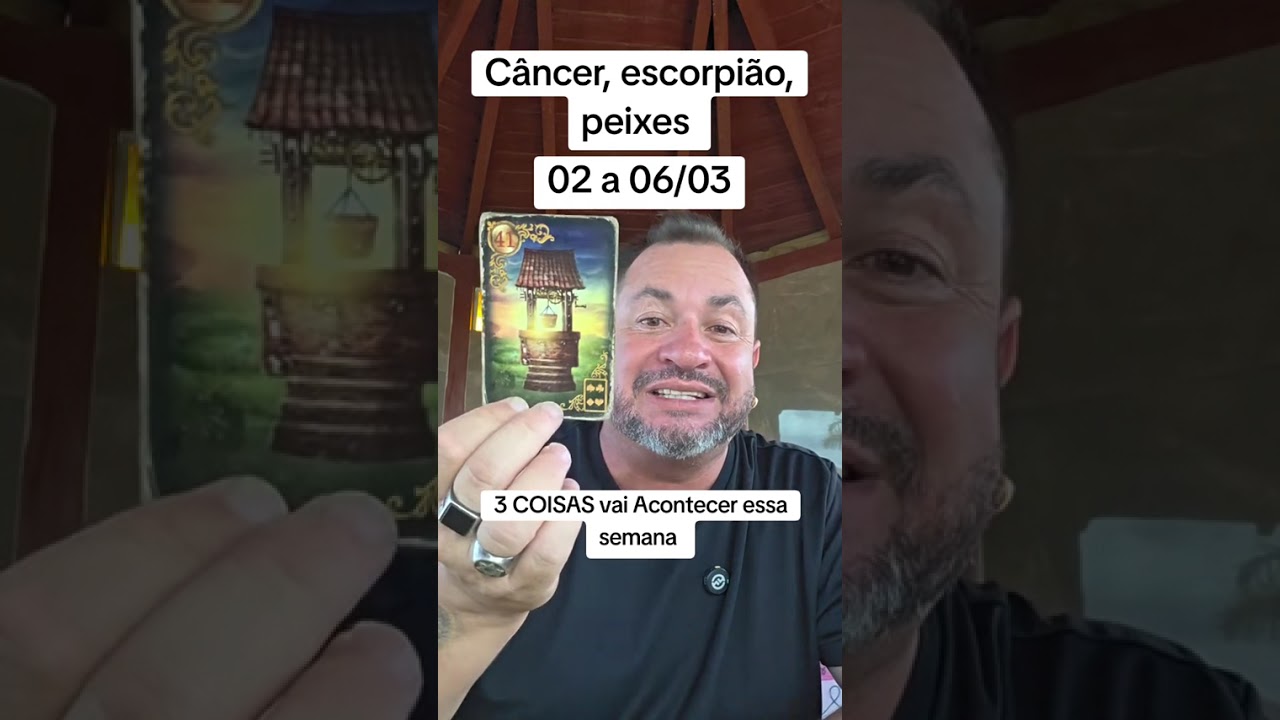 🔴 CÂNCER, ESCORPIÃO E PEIXES - 3 COISAS VÃO ACONTECER ESSA SEMANA 02 A 06/03