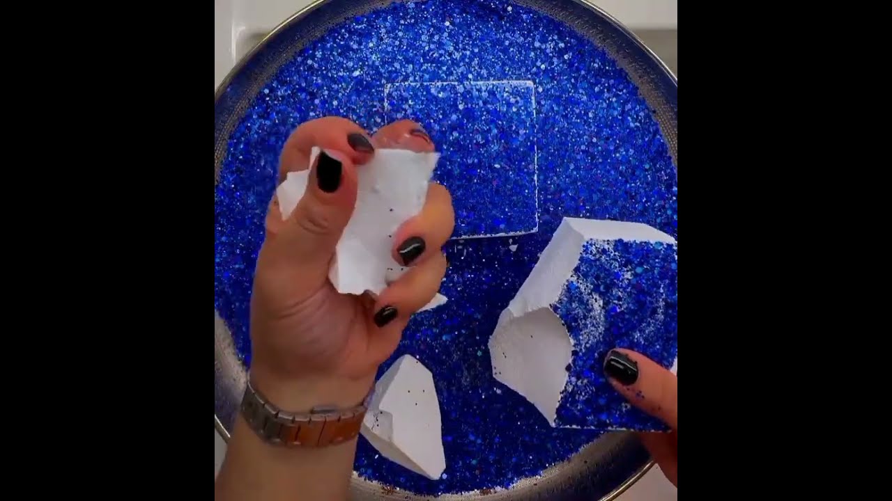 Fresh gymchalk with glitter ✨ 💙 (edit too)