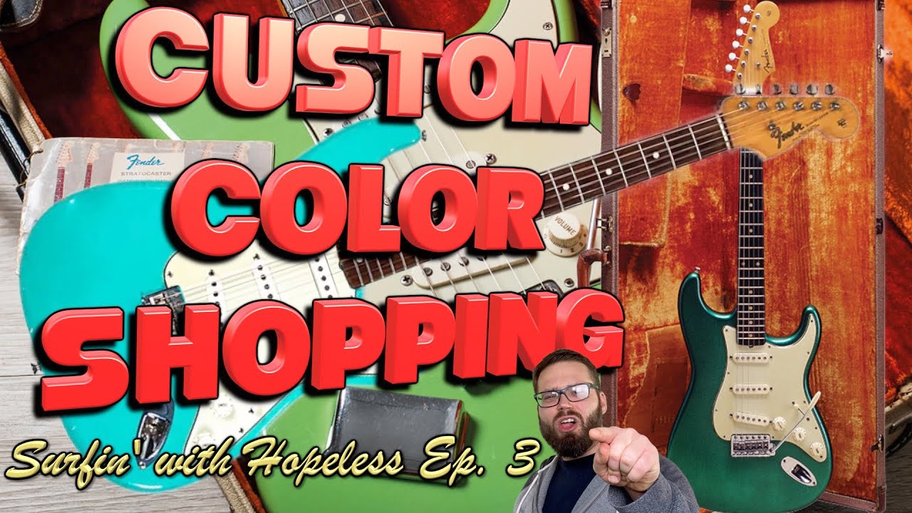 Guitar Surfin' with Hopeless Ep. 3 - Custom Color Shopping for Greens on Reverb