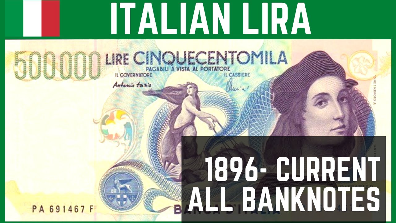 Banknotes All Italian Lira  (1896 - CURRENT) | Old Italian Currency | Banknote Museum