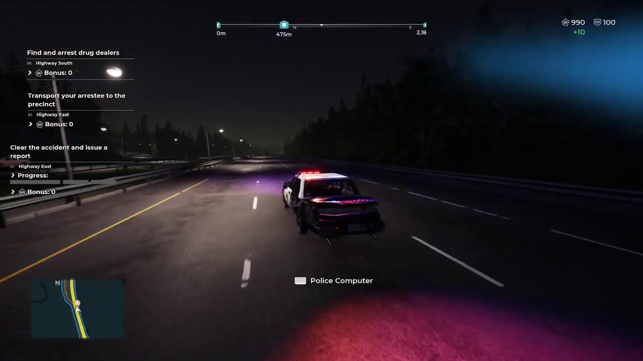 Police sim with friends