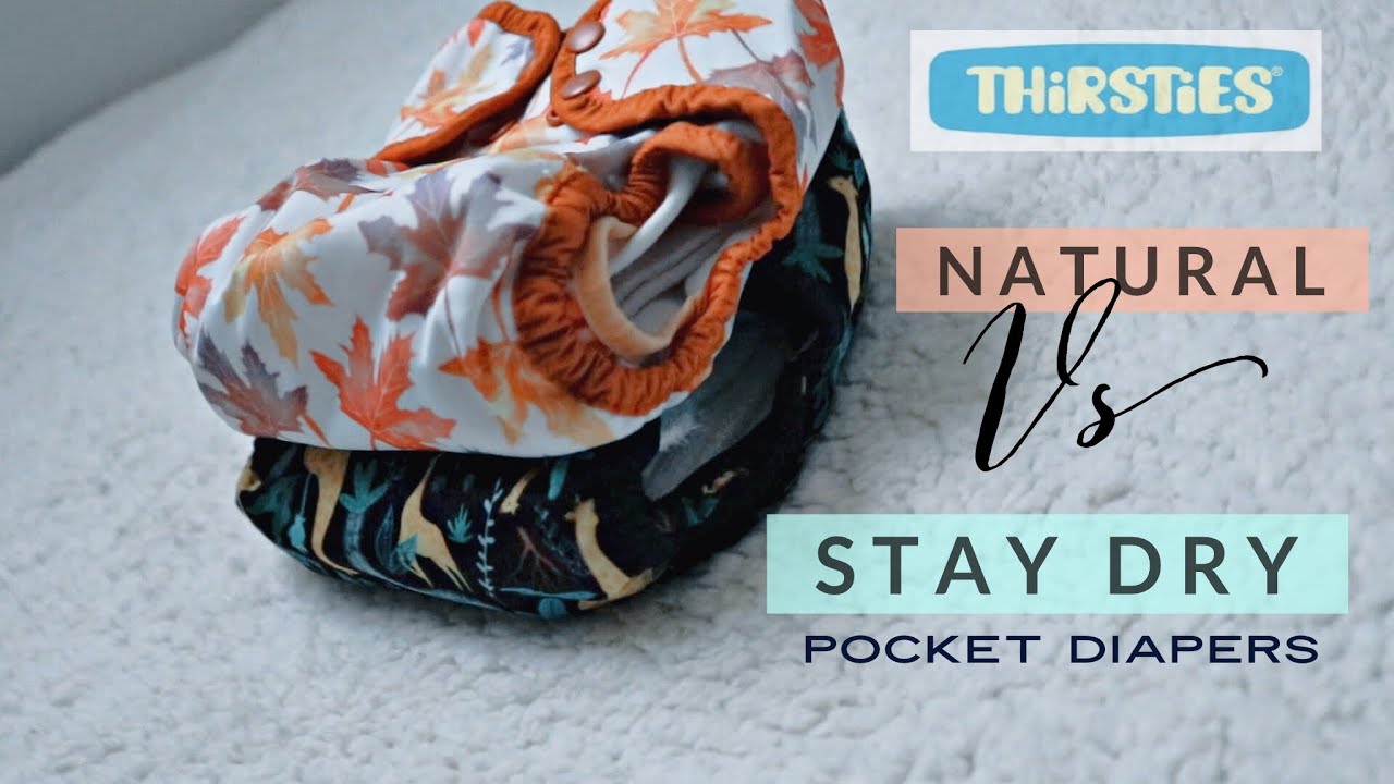 Thirsties Natural Pocket VS Stay Dry Pocket